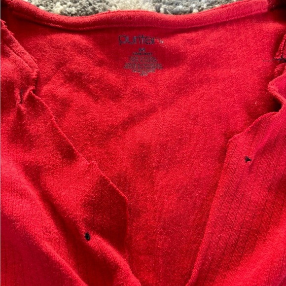 Red Crop Top - Picture 2 of 4